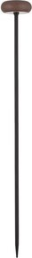 Corp iluminat exterior decorativ cu tarus CAMI H-80cm, ciment rosu
