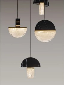 Lustra decorativa cu 5 pendule LED 3000K DORIN