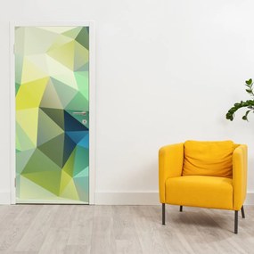 Fototapet pentru ușă - Abstracție geometrică (95x205cm)
