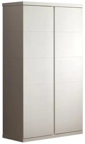 Set Mobilier Cameră Lara pentru Copii/Tineri, Alb – Pat 90x200 cm, Noptieră și Dulap 2 Uși – Vipack