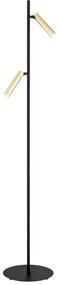 Lampadar, lampa de podea design modern TORRE negru, alama