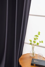 Draperie gri închis OXFORD 140x270 cm Agatat: Rejansa