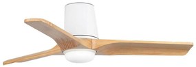 Ventilator LED dimabil FARO 33836WT-1TW HEYWOOD TUB S 10W/230V pin/alb d. 90 cm WT + telecomandă