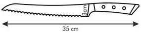 Cuțit de pâine Tescoma AZZA, 22 cm