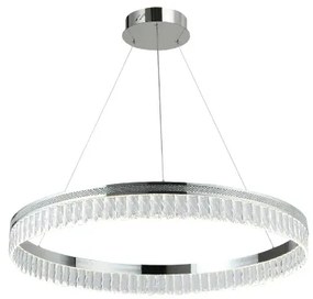 Candelabru cu cristale LED reglabil pe cablu THALIA LED/55W/230V 3000-6000K + telecomandă