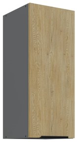 Dulap superior de bucătărie Carminia 30 G-72 1F (stejar cremona + antracit). 1127949