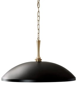 Lustră pe lanț Kichler KL-DELAROSA-P-BK DELAROSA 1xE27/60W/230V negru/alamă