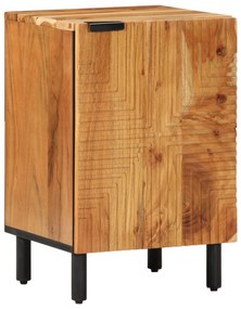 vidaXL Dulap de baie Maro 38 x 33.5 x 58 cm Lemn masiv de acacia