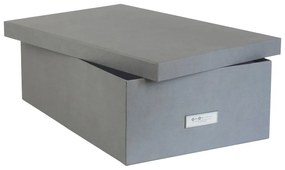 Set 3 cutii de depozitare Bigso Storage Box of Sweden Inge, gri