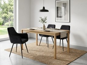 Scaun de dining tapiTat FIGO, negru