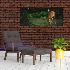 Tablou cu pui de cerb (120x50 cm)