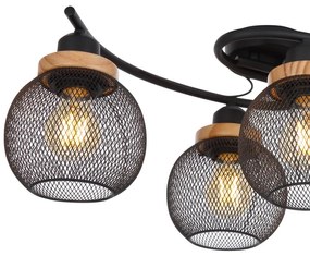 Lustra aplicata pendule design modern 4 brate PABLO 15663-4D GL
