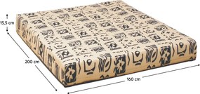 Saltea, arcuri, 160x200, FUTON ARONA