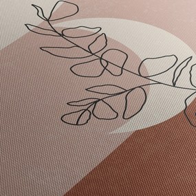 Tablou - Boho frunze N⁰2 (90x60 cm)