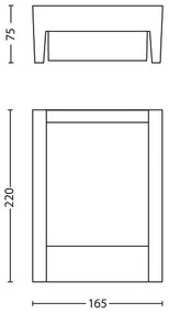 Corp de iluminat LED de exterior MYGARDEN ARBOUR 1xLED/6W/230V IP44 Philips 16460/93/P3