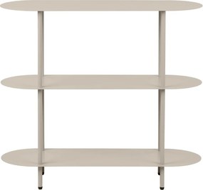 Etajeră bej din metal 90x81x31 cm Rieti – House Nordic