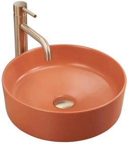 Lavoar pe blat terracotta mat Rea Sami 37 cm