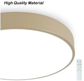 Brilagi - Lampă LED dimabilă POOL SMART LED/60W/230V, diam. 50 cm, Wi-Fi Tuya, bej +telecomandă