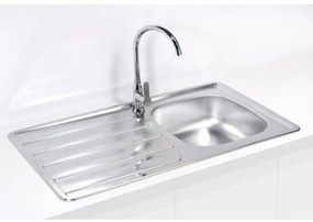 Chiuvetă de bucătărie ALVEUS 1098938 ZOOM 79x50 cm crom