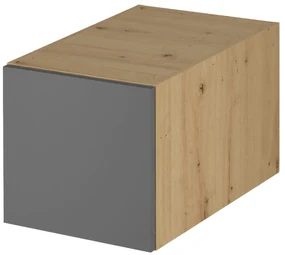 Dulap superior de bucătărie N40 Langari (stejar artisan + gri mat). 1016909