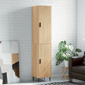 vidaXL Dulap înalt, stejar sonoma, 34,5x34x180 cm, lemn prelucrat