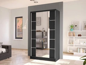 Dulap cu uși glisante V Master (negru). 1070499