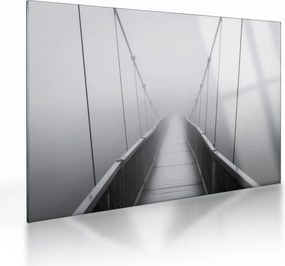 Tablou pe sticlă - Pod spre necunoscut (70x50 cm)