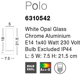 Aplica pentru oglinda baie IP44 Polo NVL-6310542