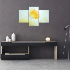 Tablou - Fluturele galben (90x60 cm)