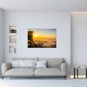 Tablou - Ceața de dimineață în vale (90x60 cm)