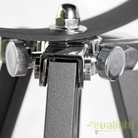 LAMPADAR deosebit in stil RETRO BIG Studio negru/ auriu A-18692 VC
