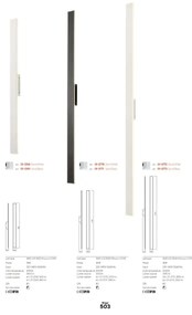 Redo 01-2770 - Aplică de perete LED WAPI, 30W, 230V, 119 cm, albă