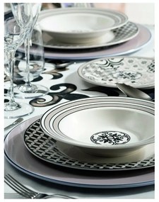 Set veselă din porțelan 18 farfurii Brandani Alhambra