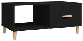 812655 vidaXL Măsuță de cafea, negru, 89,5x50x40 cm, lemn compozit