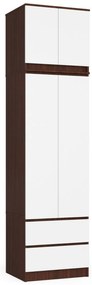 Suprastructură pentru dulap Sashka II (wenge + Alb). 1070832