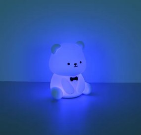 Globo 2870 - Lampă de veghe pentru copii TEDDY, LED RGBW reîncărcabilă, cu reglare a luminozității, LED 1W, 5V, 1200 mAh, ursuleț