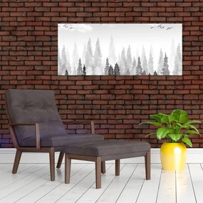 Tablou - Culmi de pădure (120x50 cm)