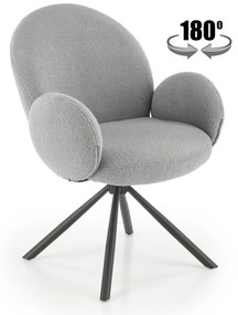 Scaun K498 tapitat gri