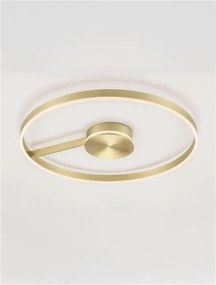 Lustra circulara aluminiu bronz LED CCT SIENA 80cm