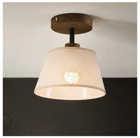 Lustră LED aplicată Brilagi ANTHONY 1xE14/60W/230V stejar nuc/bej