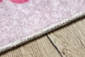 JUNIOR 51828.802 covor lavabil hopscotch, balerină pentru copii anti-alunecare - roz - SECUNDAR-COTATI PRODUSUL