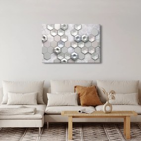 Tablou cu abstracție 3D (90x60 cm)