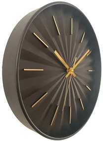 Globo B992533 - Ceas de perete Ø 30,5 cm, 1xAA, negru