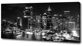 Tablou pe pânză canvas Sydney pe timp de noapte