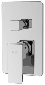 Sapho - Baterie de duș incastrată TURSI crom lucios