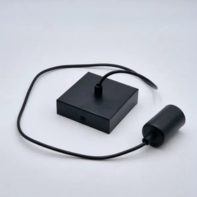 Lustră pe cablu ASTRID 1xE27/60W/230V negru mat