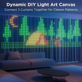 Instalație LED RGB decorativă dimabilă Govee LED/15W/230V IP65 Wi-Fi