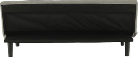 Canapea extensibilă, gri/negru, ZELDA NEW