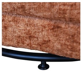 Fotoliu portocaliu cu tapițerie din catifea Atty – WOOOD