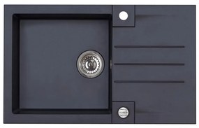 Chiuvetă de bucătărie ALVEUS 1090942 ROCK 78x48 cm negru